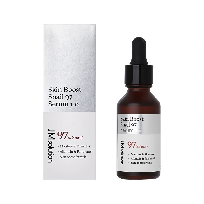 Сыворотка для лица `JMSOLUTION` SKIN BOOST SNAIL 97 с муцином улитки 30 мл