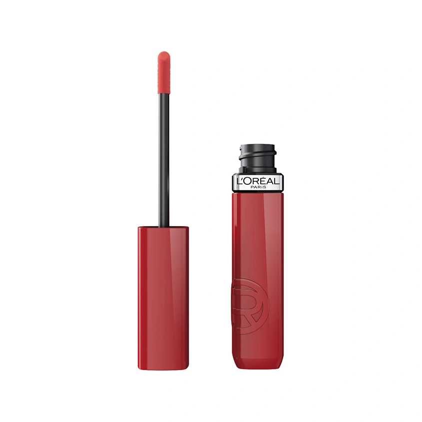 Помада для губ `LOREAL` INFAILLIBLE LAQUE RESISTANCE жидкая глянцевая тон 215 Drunk in rose