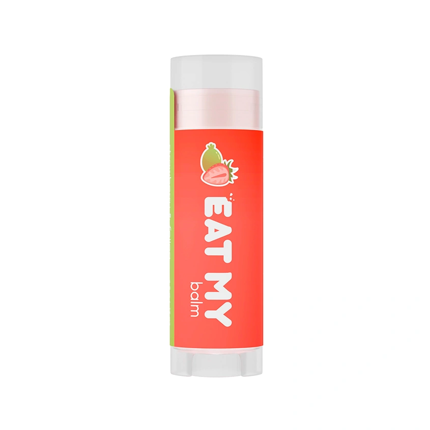 Бальзам для губ `EAT MY` LEMONADE Клубника-фейхоа 4,8 г