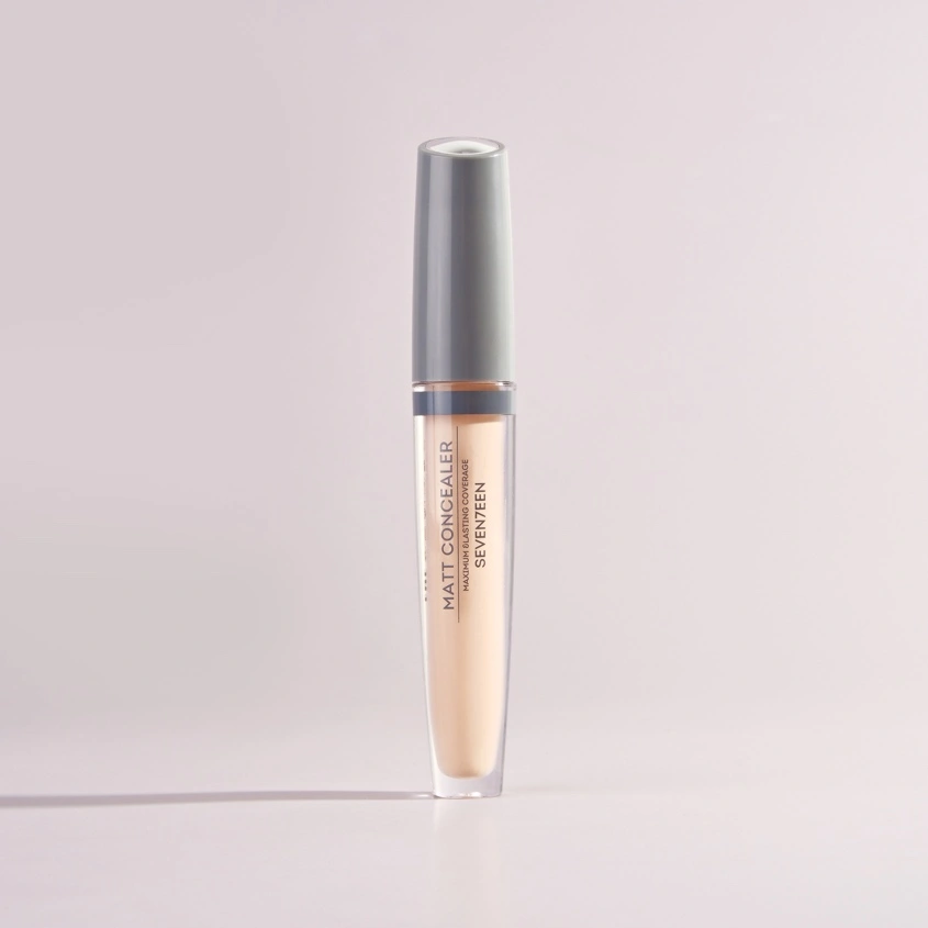 Консилер для лица `SEVEN7EEN` MATT CONCEALER EXTRA COVERAGE матовый жидкий тон 02 Светлый бежевый