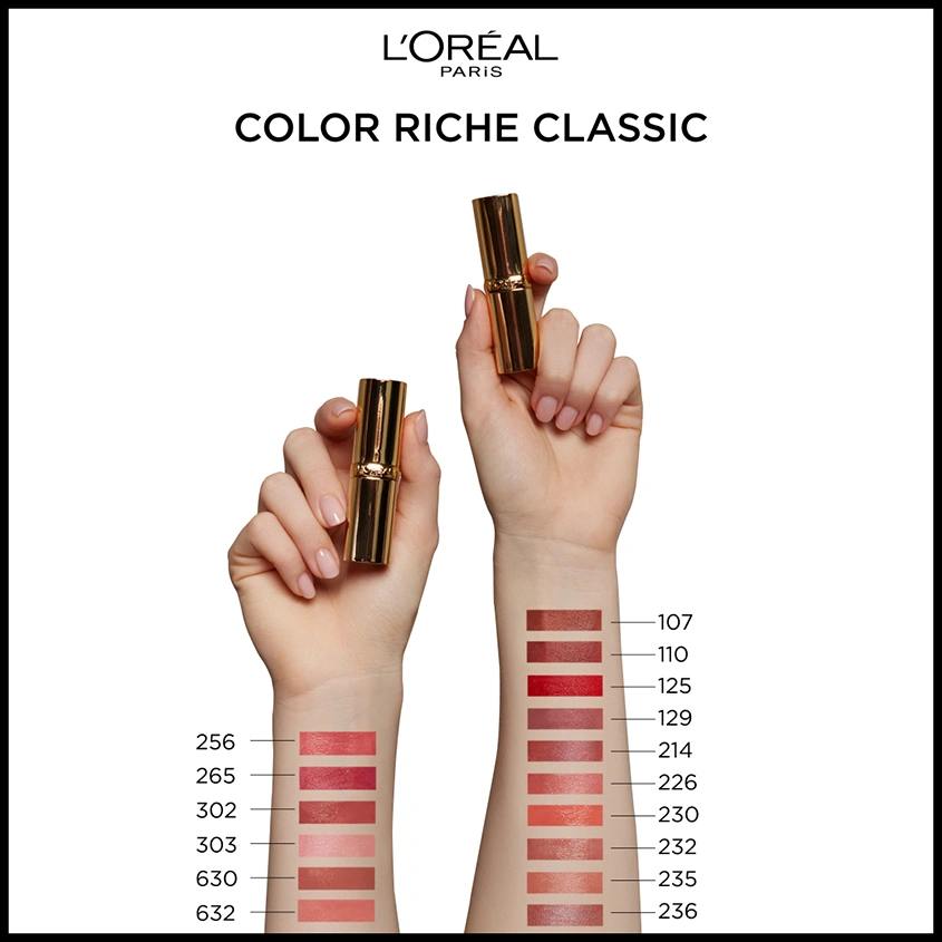 Помада для губ `LOREAL` COLOR RICHE тон 302 Bois de rose