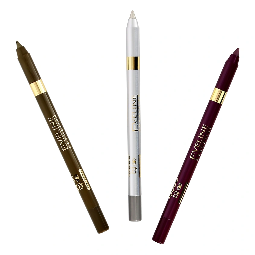 Карандаш для глаз `EVELINE` `VARIETE` GEL EYE LINER тон 10 aubergine