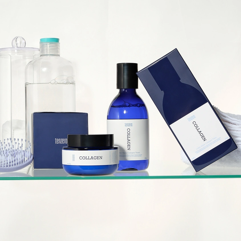 Тонер для лица `TENZERO` DEEP AQUA COLLAGEN глубоко увлажняющий с коллагеном 200 мл