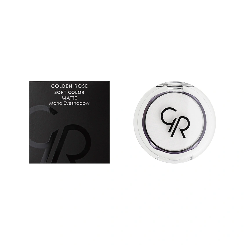 Тени для век `GOLDEN ROSE` SOFT COLOR MATTE матовые тон 01
