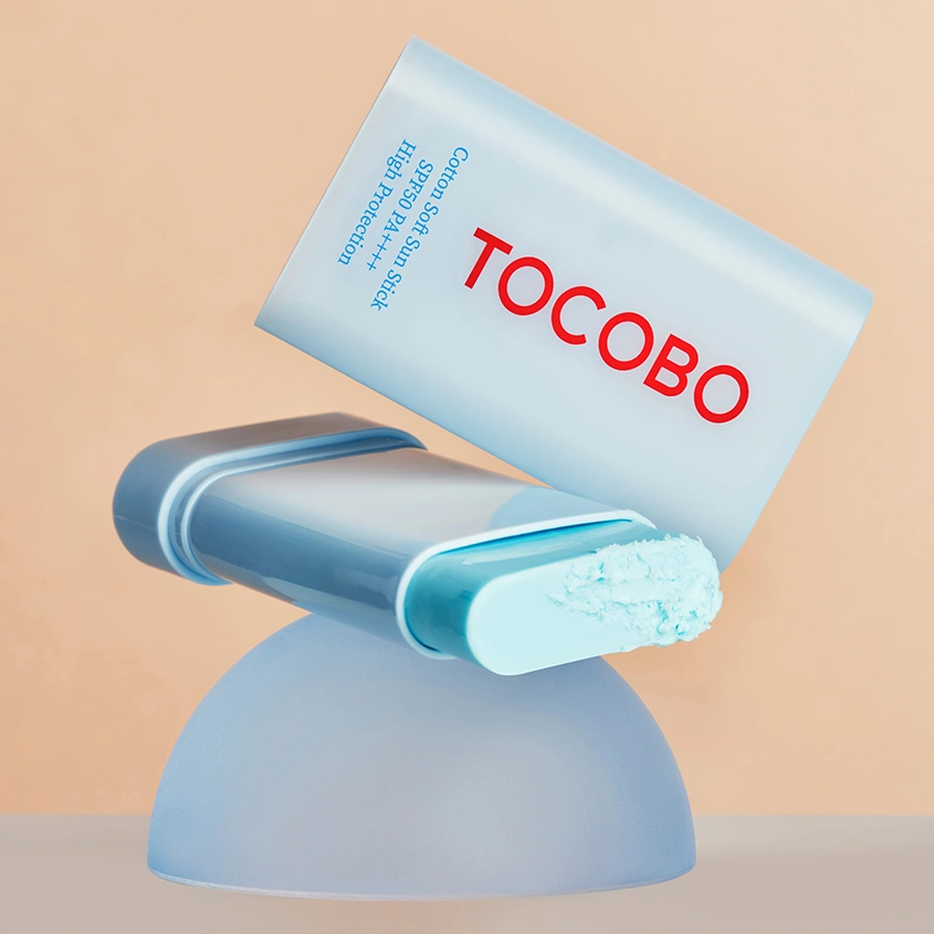 Стик для лица `TOCOBO` солнцезащитный с экстрактом хлопка SPF50+ 19 гр