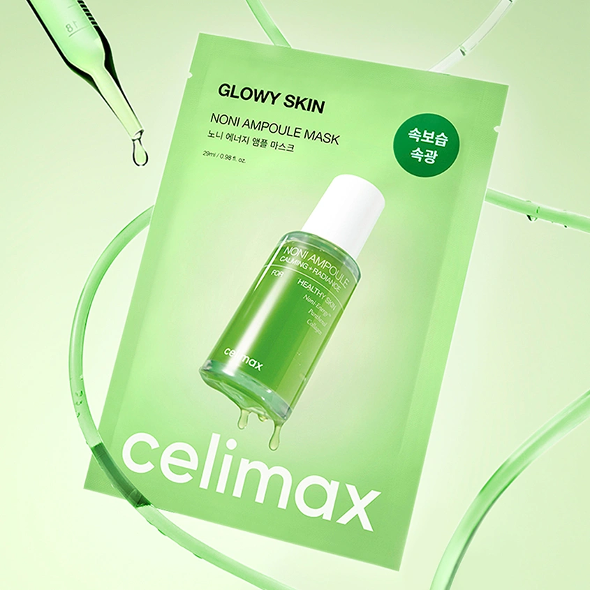 Маска для лица `CELIMAX` THE REAL NONI для эластичности кожи с экстрактом нони 29 мл