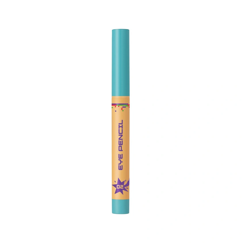 Карандаш для глаз `BEAUTY BOMB` СМЕШАРИКИ тон 02 Голубой сияющий