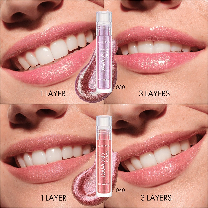 Блеск для губ `CATRICE` DIAMOND GLAZE мерцающий тон 040 Diamonds Made Me Do It