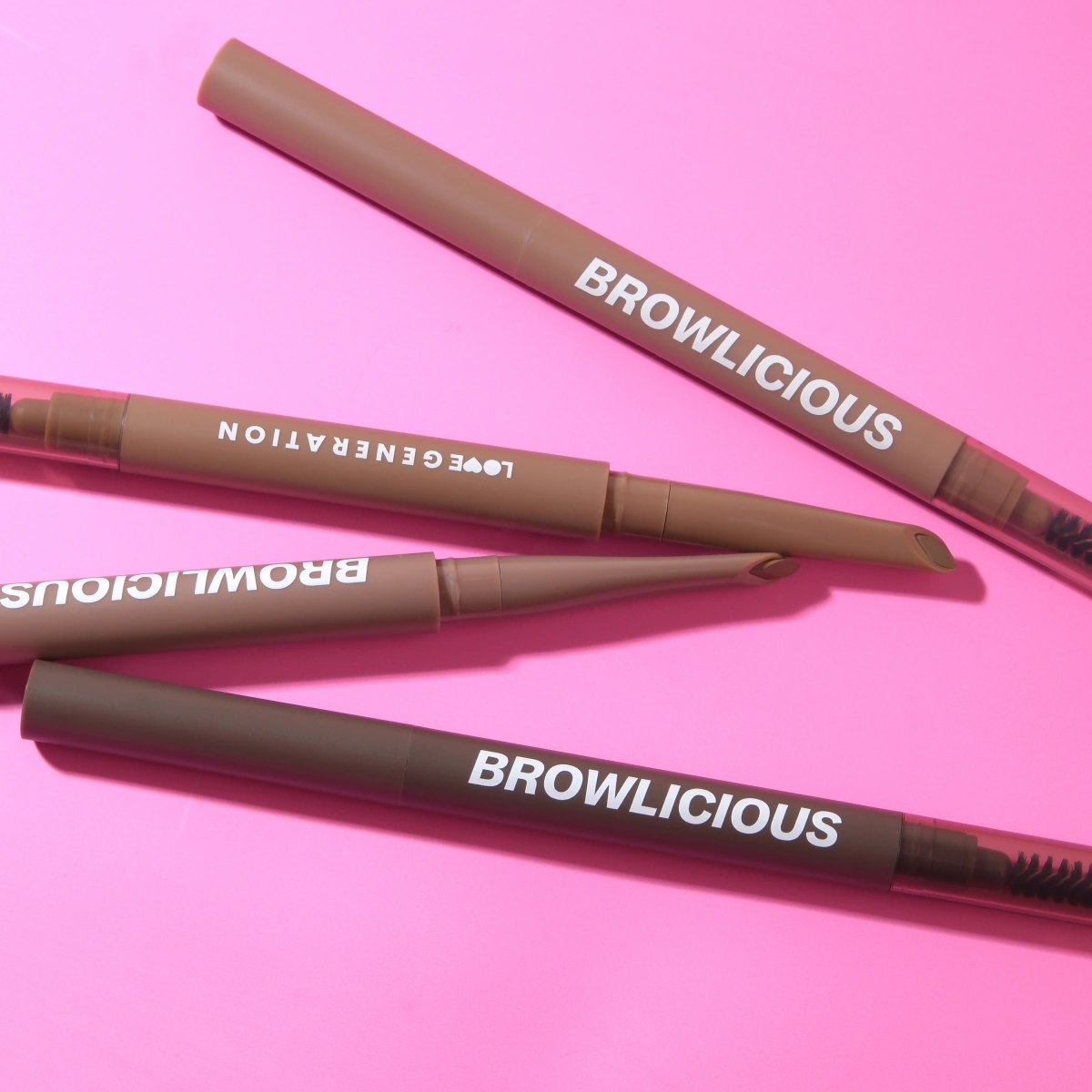 Карандаш для бровей `LOVE GENERATION` BROWLICIOUS автоматический тон 04 Espresso bean