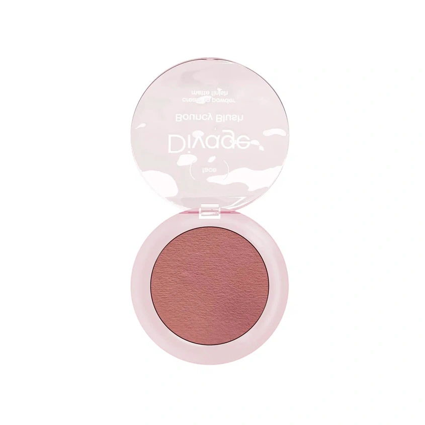 Румяна для лица `DIVAGE` BOUNCY BLUSH муссовые тон 04 Burgundy