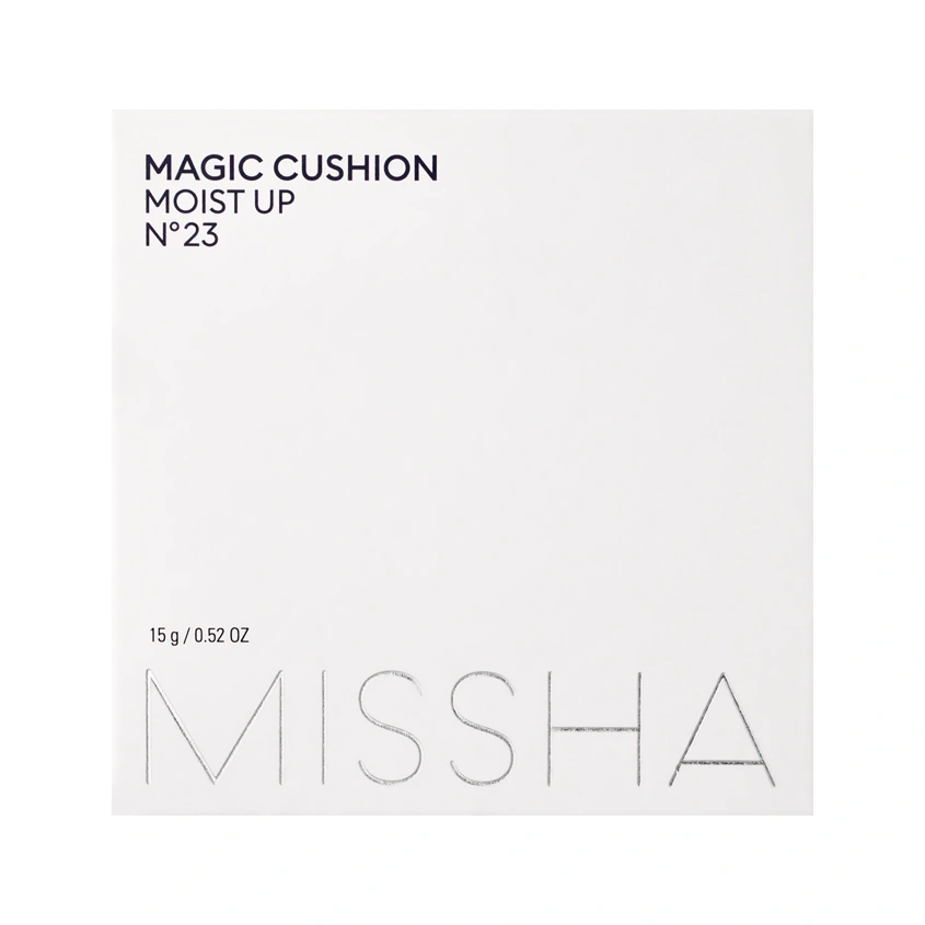Кушон тональный для лица `MISSHA` MAGIC CUSHION MOISTURE UP с увлажняющим эффектом тон 23 Neutral medium beige