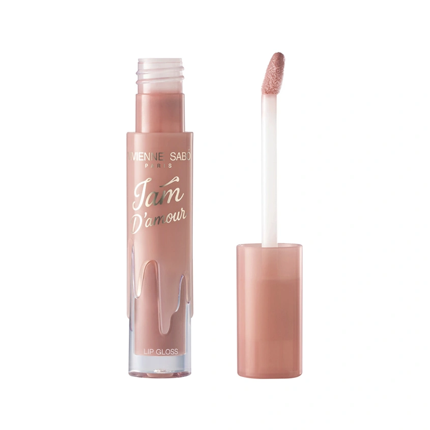 Блеск для губ `VIVIENNE SABO` JAM D`AMOUR тон 01 Milky pink
