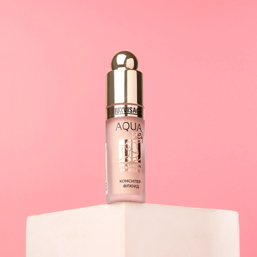 Консилер для лица `LUXVISAGE` AQUA VEIL HYALURON COMPLEX флюид тон 102 Light