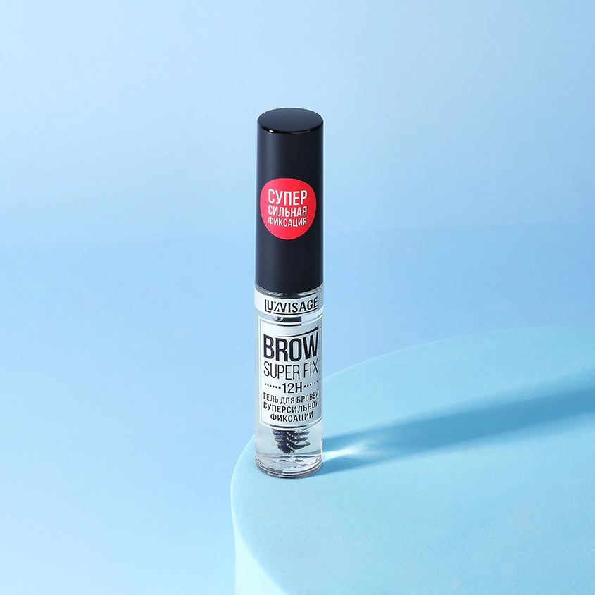 Гель для бровей `LUXVISAGE` BROW SUPER FIX 12H суперсильной фиксации (бесцветный)
