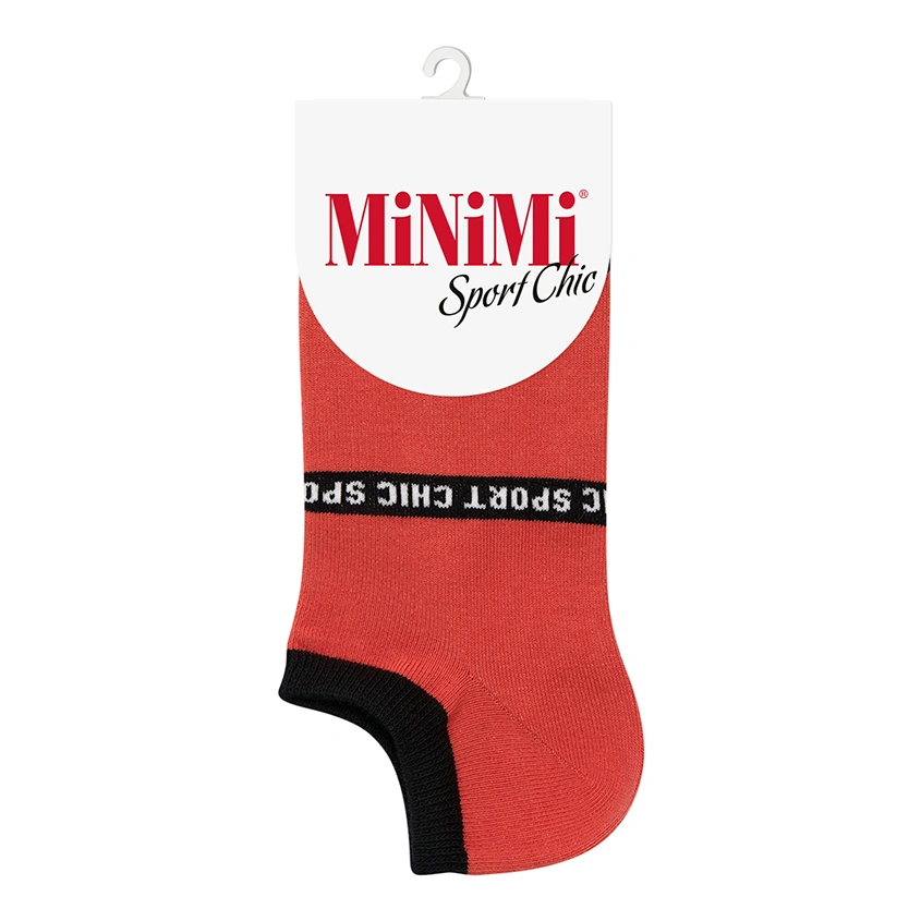Носки женские `MINIMI` MINI SPORT CHIC с полоской `Sport Chic` Terracotta 39-41