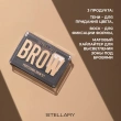 Набор для бровей `STELLARY` PROFESSIONAL BROW SET тон 02 Brunette