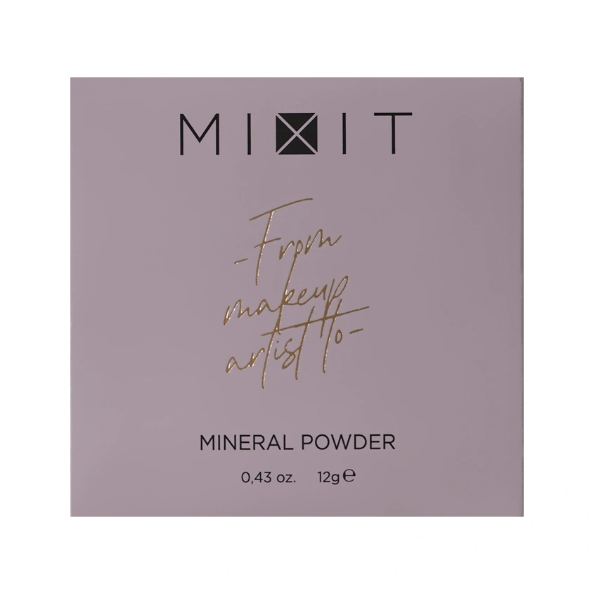 Пудра для лица `MIXIT` MINERAL POWDER фиксирующая минеральная