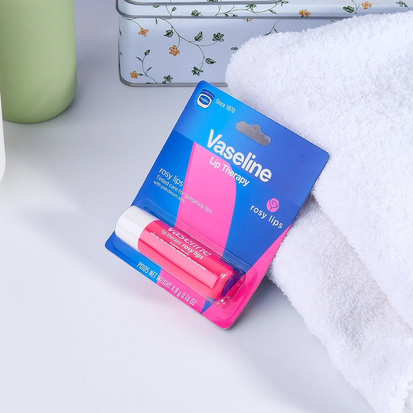 Бальзам для губ `VASELINE` LIP THERAPY с маслом розы (в стике) 4,8 г