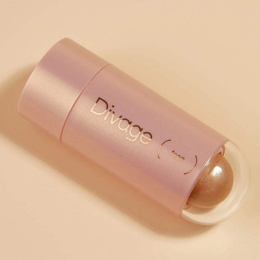 Хайлайтер для лица `DIVAGE` WAY TO GLOW в стике тон 02 Golden pearl