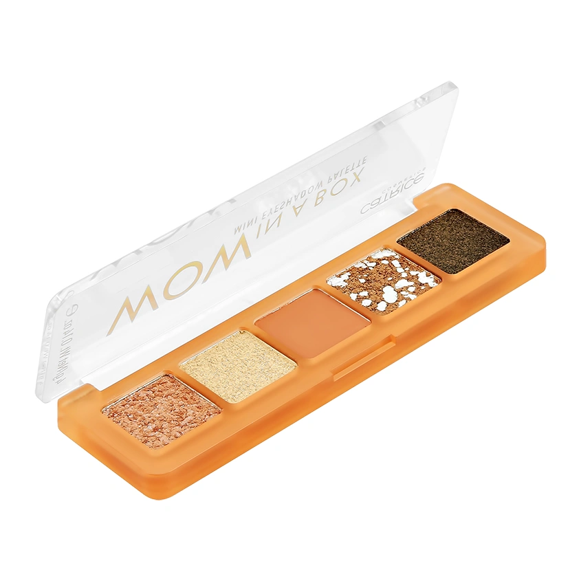 Палетка теней для век `CATRICE` WOW IN A BOX мини тон 010 Peach perfect