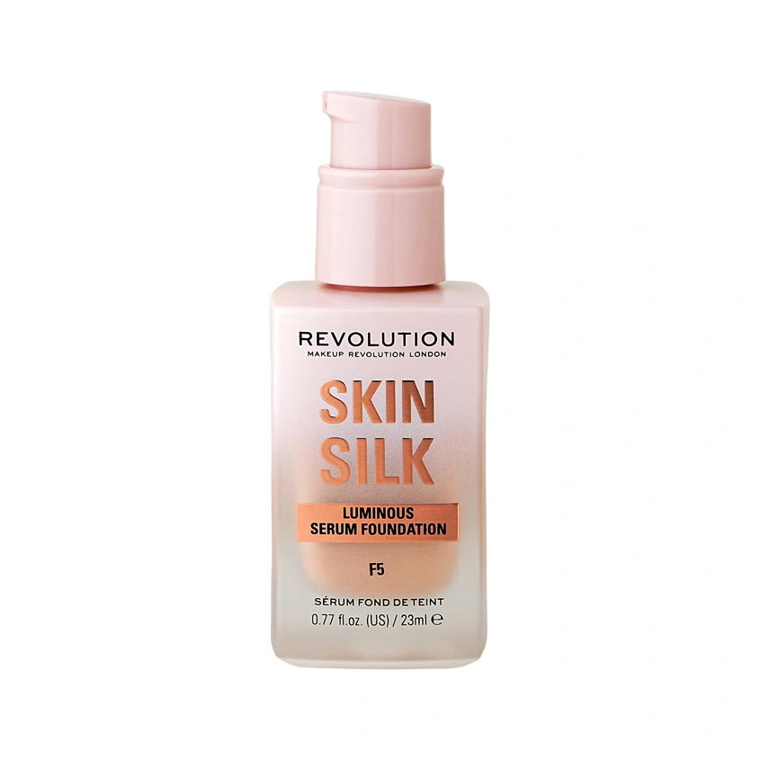 Основа тональная для лица `REVOLUTION` SKIN SILK Luminous Serum Foundation тон F5