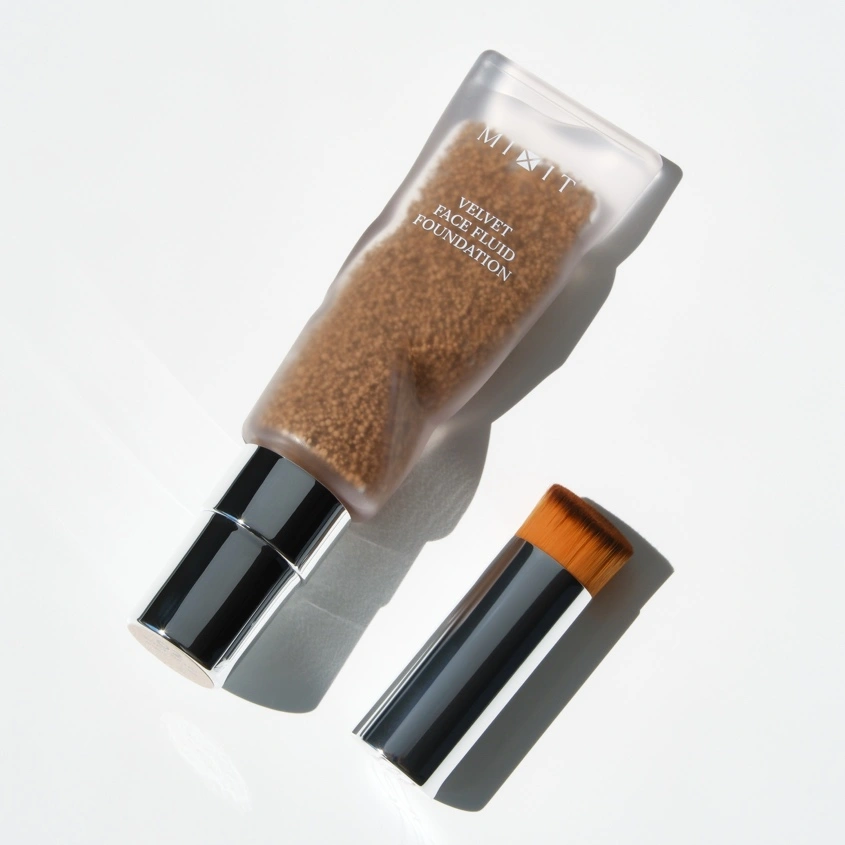 Флюид для лица `MIXIT` VELVET FACE тонирующий тон 02 Soft sand