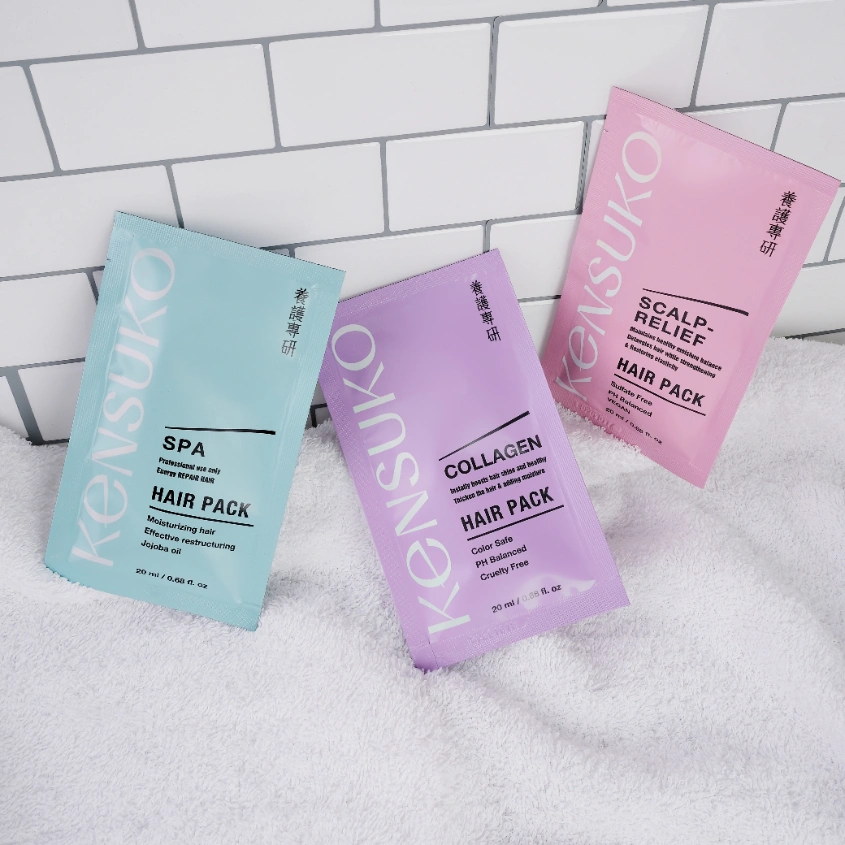 Маска для волос `KENSUKO` COLLAGEN для лишенных объема и тонких волос 20 мл