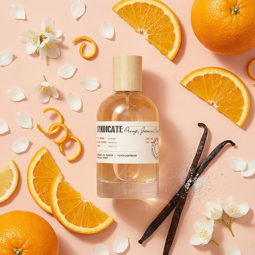 Парфюмерная вода `SYNDICATE` Orange, Jasmine, Vanilla (унисекс) 100 мл