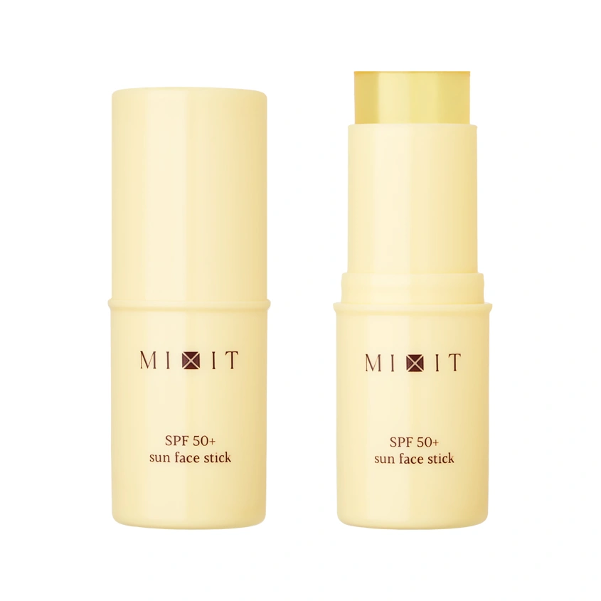 Стик для лица `MIXIT` солнцезащитный SPF 50+ с брелком и сумочкой 15 г
