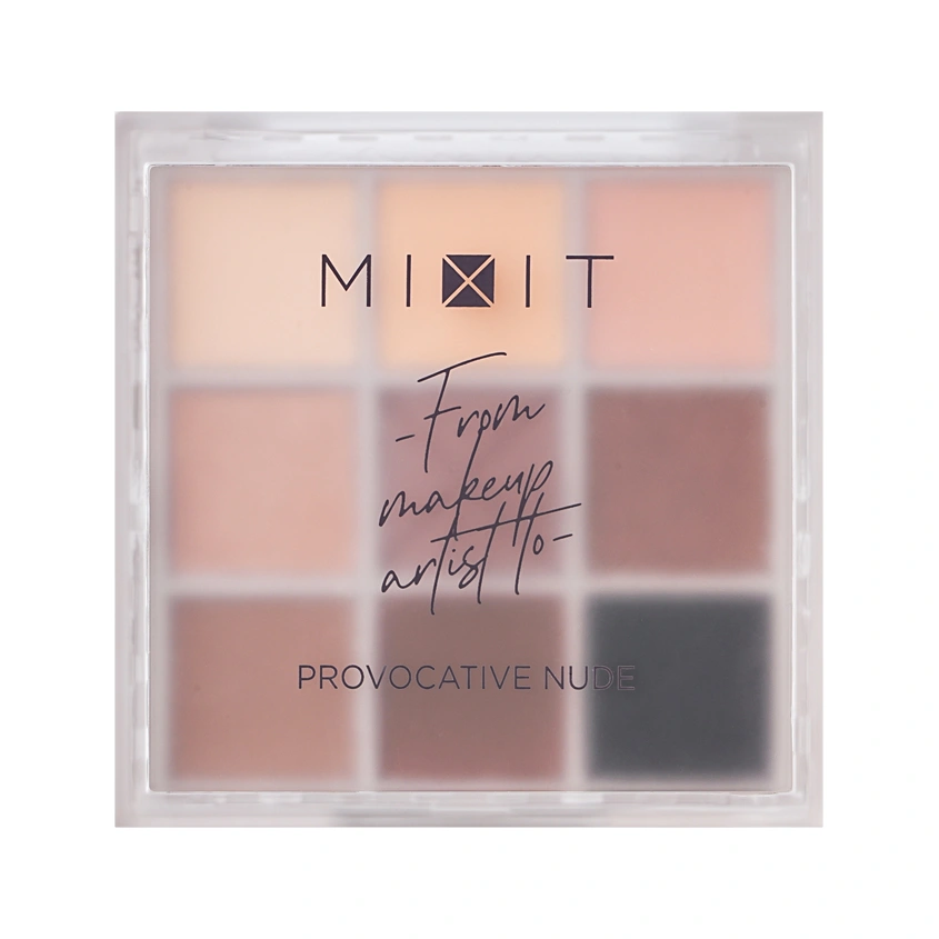 Палетка теней для век `MIXIT` тон Provocative nude