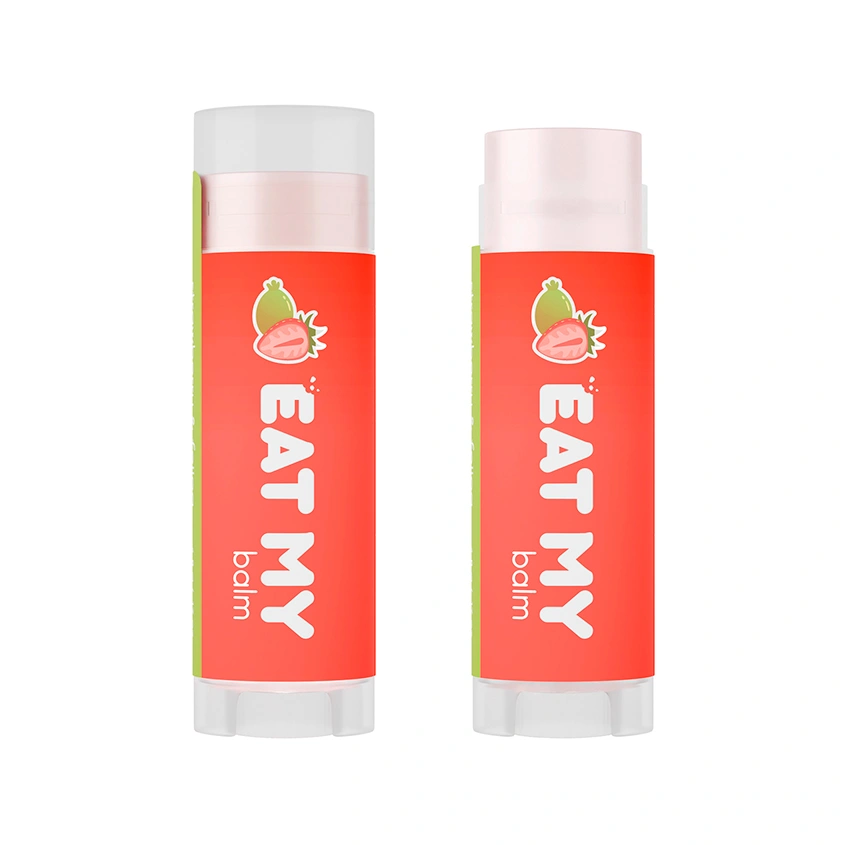 Бальзам для губ `EAT MY` LEMONADE Клубника-фейхоа 4,8 г