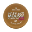 Мусс тональный для лица `ESSENCE` NATURAL MATTE MOUSSE FOUNDATION тон 03