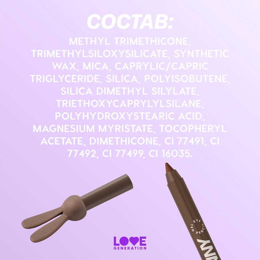 Карандаш для глаз `LOVE GENERATION` COLOR BUNNY гелевый тон 03 Cuddles