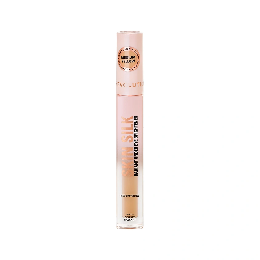 Консилер для лица `REVOLUTION` SKIN SILK увлажняющий тон Medium yellow