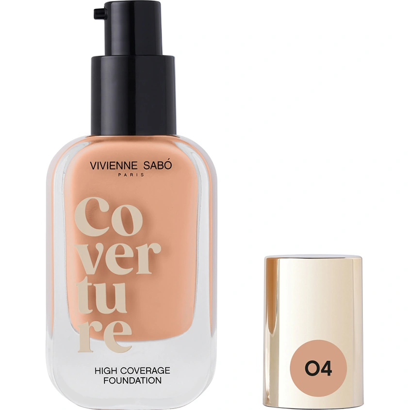 Крем тональный `VIVIENNE SABO` COVERTURE с плотным покрытием тон 04