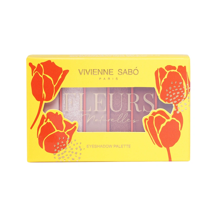 Палетка теней для век `VIVIENNE SABO` FLEURS NATURELLES тон 02
