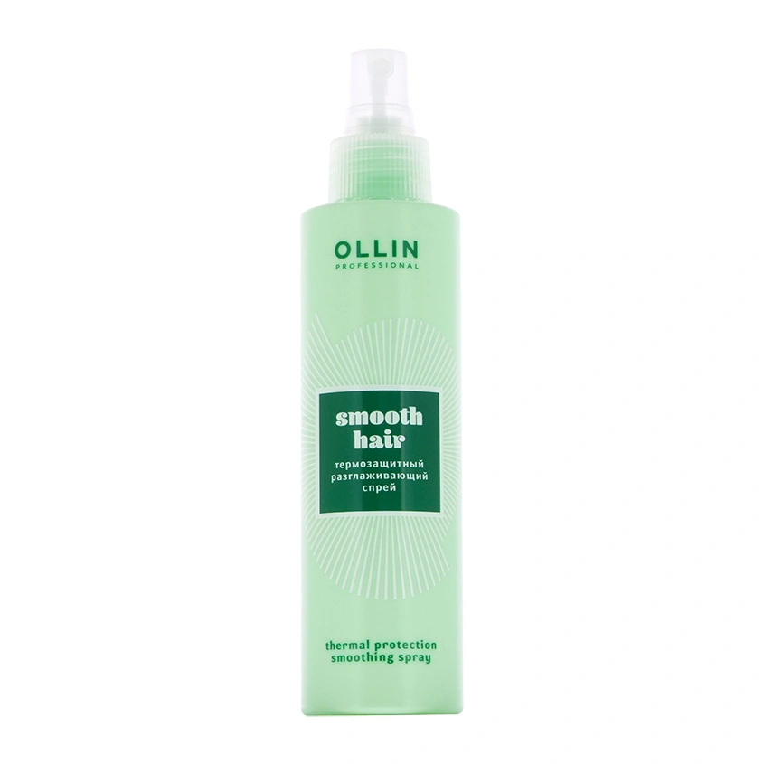 Спрей для волос `OLLIN` `PROFESSIONAL` SMOOTH HAIR термозащитный разглаживающий 150 мл