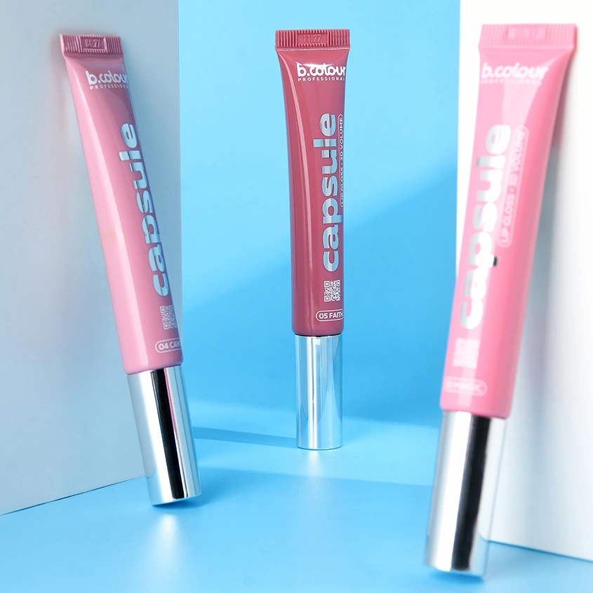 Блеск для губ `B.COLOUR PROFESSIONAL` LIP GLOSS 3D VOLUME зеркальный с 3D эффектом тон 04 Candy