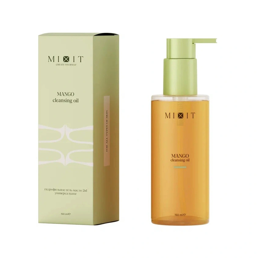 Гидрофильное гель- масло для умывания `MIXIT` YOUR SKIN с маслом манго, авокадо и кокоса 150 мл