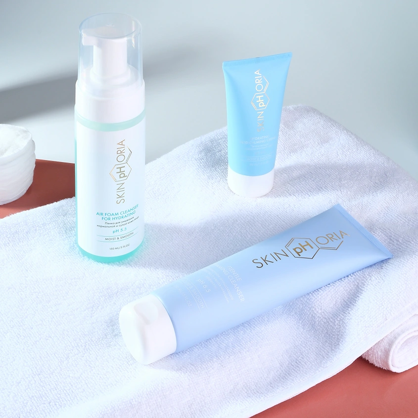 Крем для лица `SKINPHORIA` MOIST&SMOOTH увлажняющий успокаивающий 50 мл
