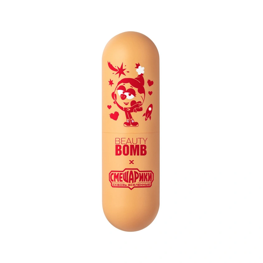 Помада-бальзам для губ `BEAUTY BOMB` СМЕШАРИКИ тон 01 Нежно-розовый