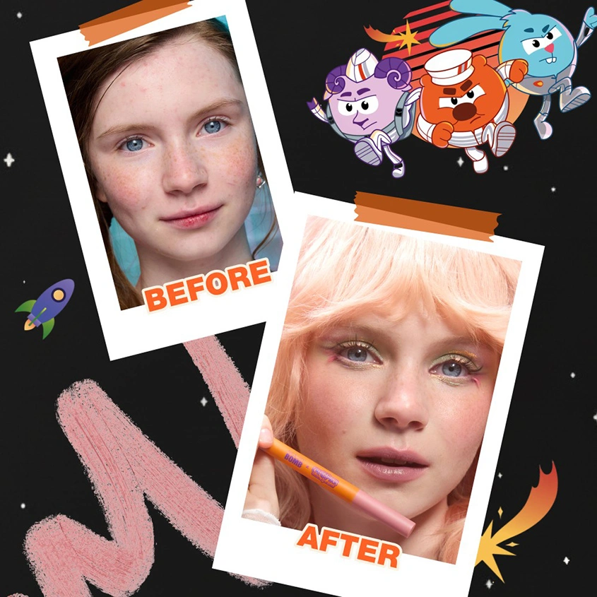 Карандаш-помада для губ `BEAUTY BOMB` СМЕШАРИКИ тон 01 Розовый