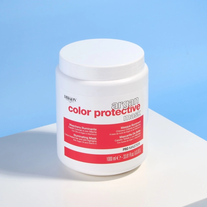 Маска для волос `DIKSON` `PRO MASTER` COLOR PROTECTIVE для окрашенных волос с аргановым маслом и витамином Е 1000 мл