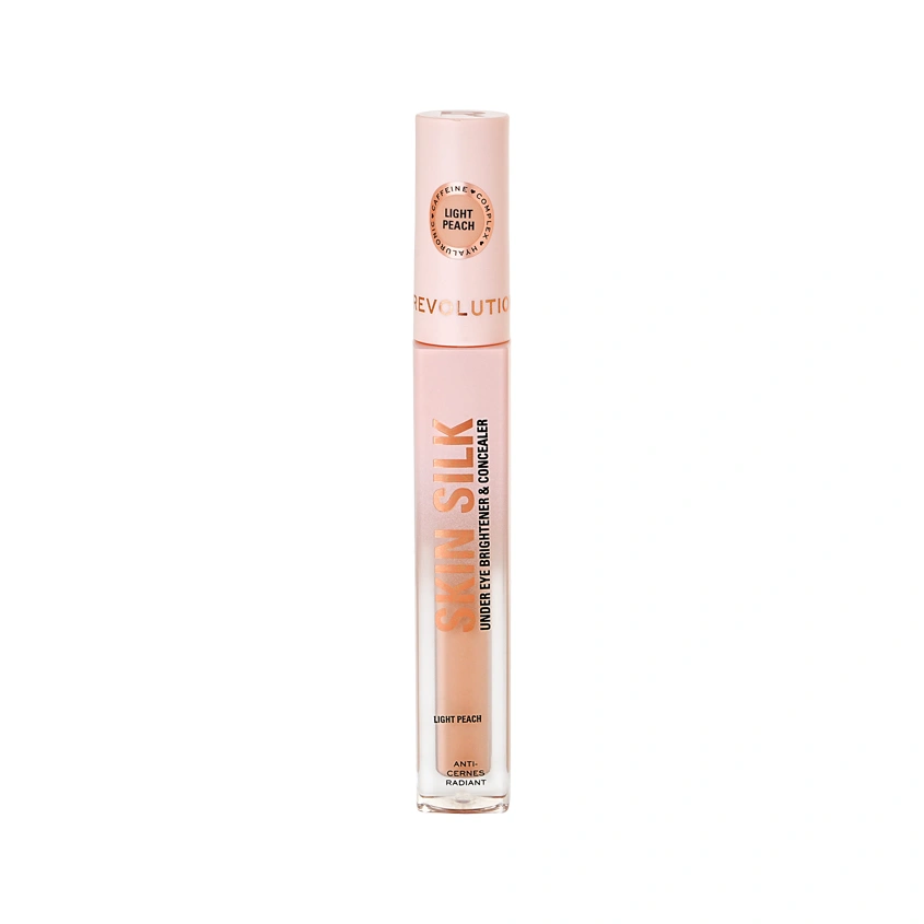 Консилер для лица `REVOLUTION` SKIN SILK увлажняющий тон Light peach
