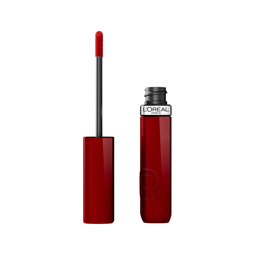 Помада для губ `LOREAL` INFAILLIBLE LAQUE RESISTANCE жидкая глянцевая тон 520 Berry bordeaux