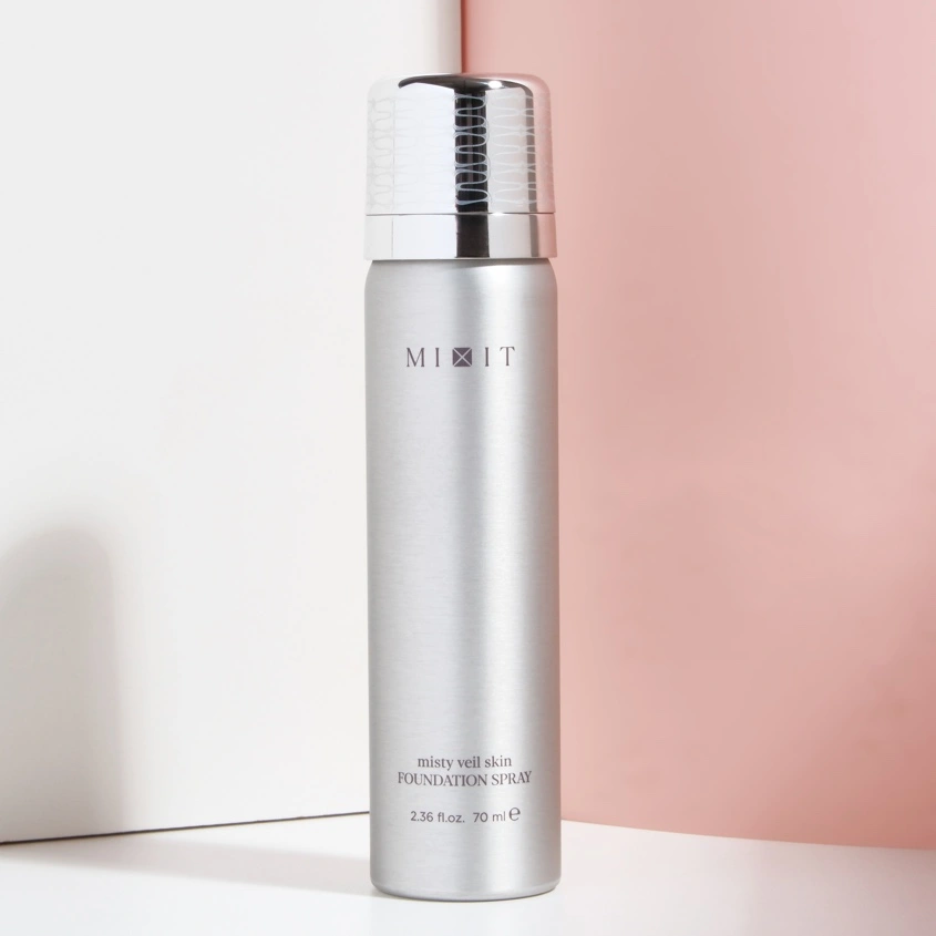 Тональная основа для лица `MIXIT` MISTY VEIL SKIN в аэрозоле тон 01 Warm vanilla