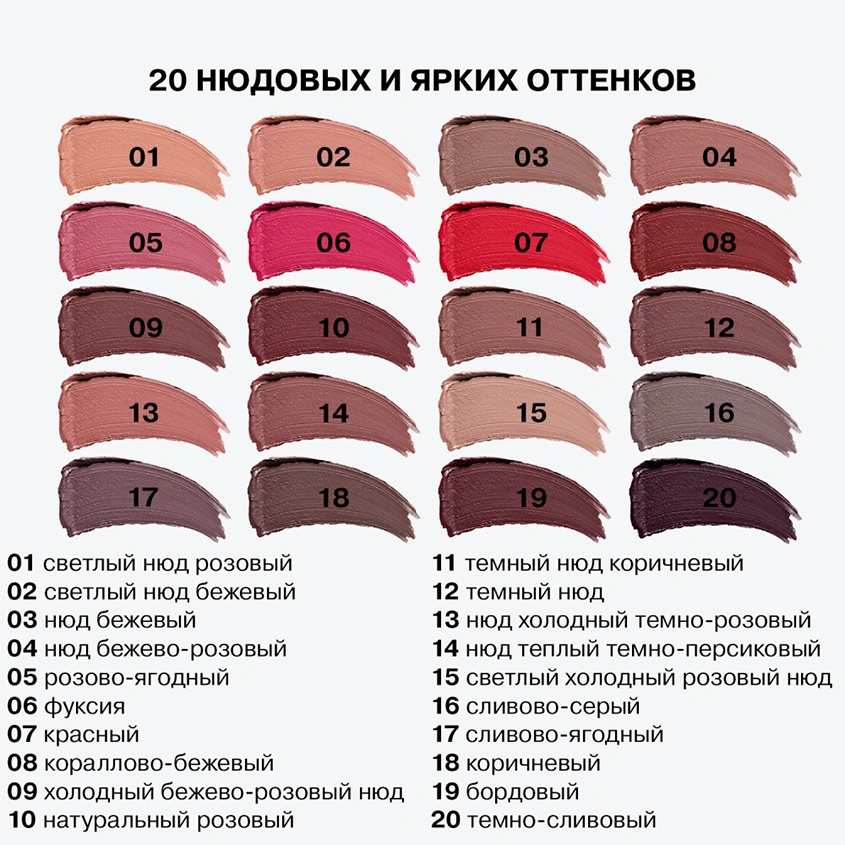 Помада для губ `INFLUENCE BEAUTY` INFLUENCE LIPSTICK стик тон 04