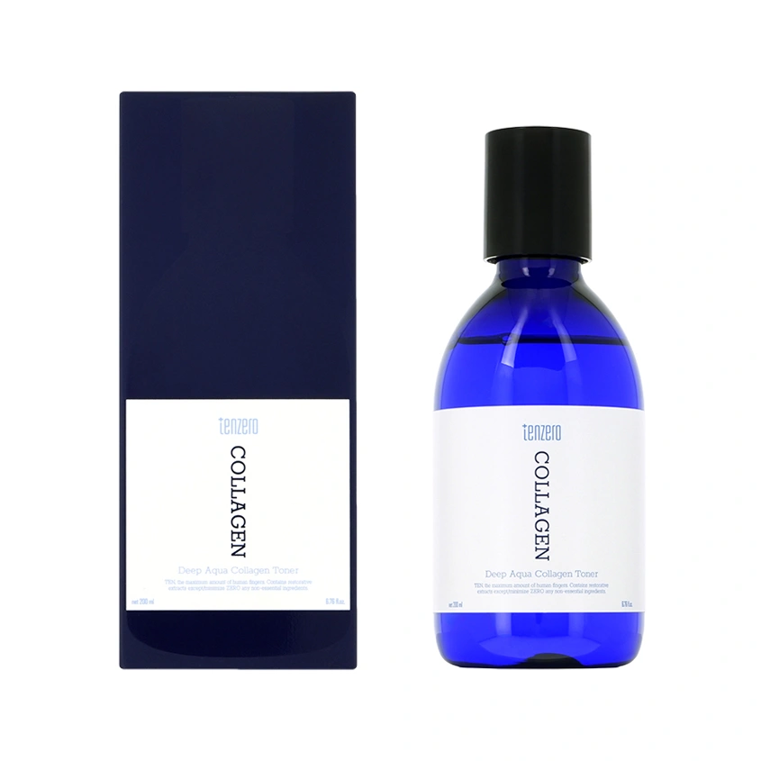 Тонер для лица `TENZERO` DEEP AQUA COLLAGEN глубоко увлажняющий с коллагеном 200 мл