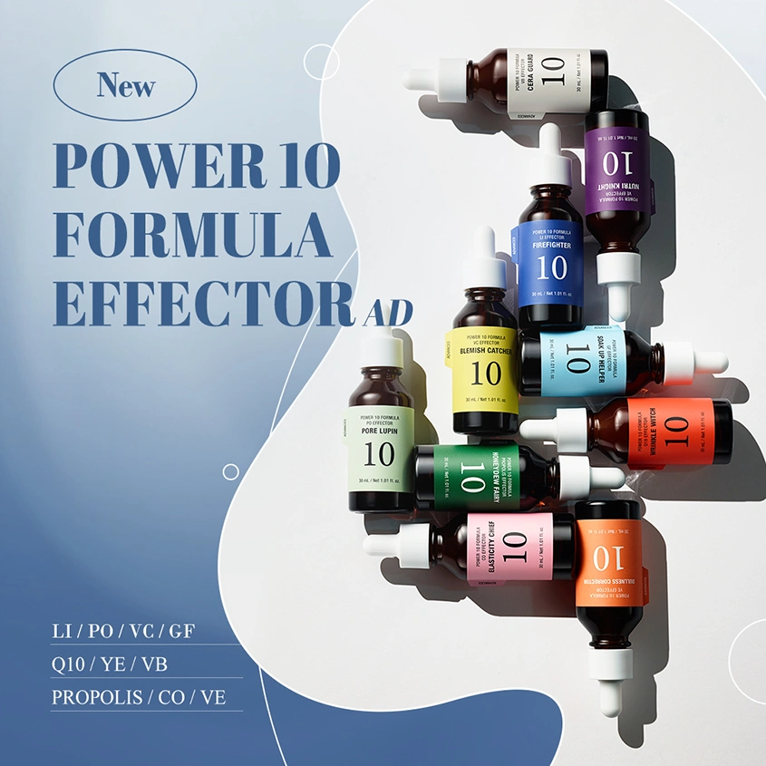 Сыворотка для лица `IT`S SKIN` `POWER 10 FORMULA` PO с экстрактом хауттюйнии (успокаивающая и для сужения пор) 30 мл