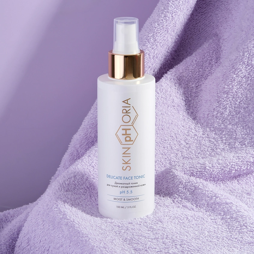 Тоник для лица `SKINPHORIA` MOIST&SMOOTH деликатный для сухой и раздраженной кожи 150 мл